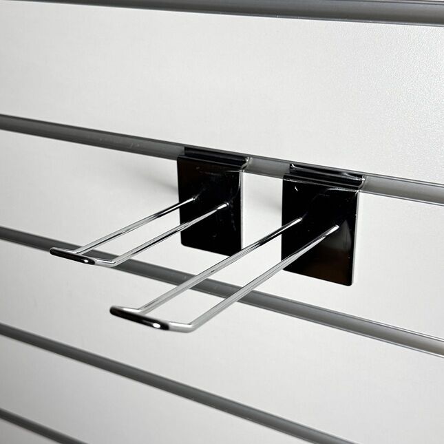 151010 Double Prong Slatwall Euro Hook