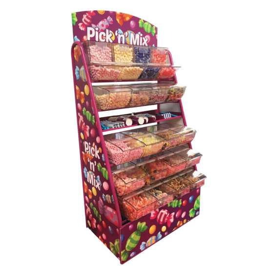 Pick and Mix Stand with 20 Sweet Bins Pick and Mix Stand with 20 Sweet Bins