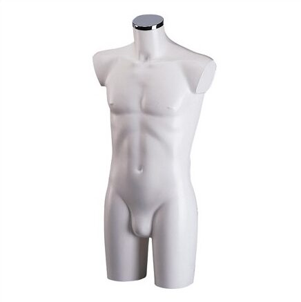 Male Mannequin Torso White