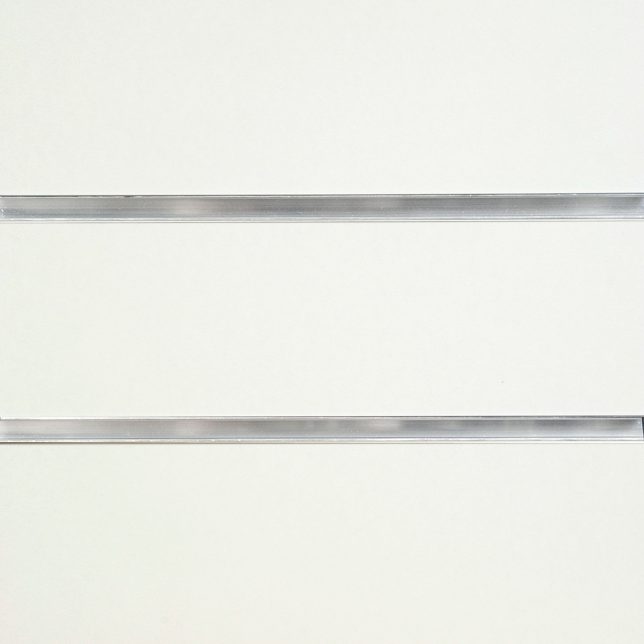 White Slatwall Panel - MDF Melamine - 1200mm x 1200mm - Aluminium Inserts